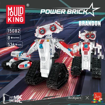 משחק הרכבה רובוט 3 ב-1 ממונע עם שלט, 536 חלקים – דגם Mould King 15082